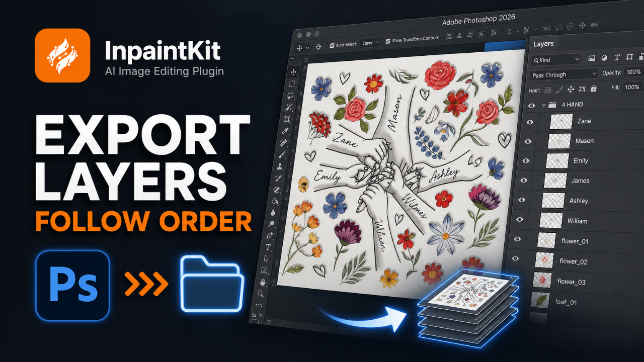Export layers from a complex PSD, following order info thumbnail
